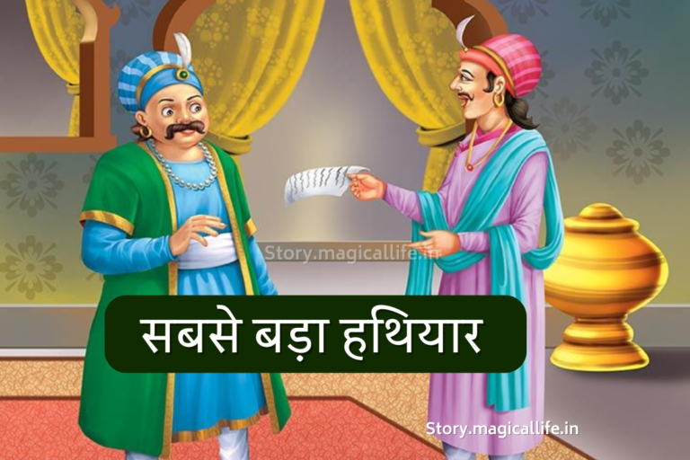 Sabse Bada Hathiyar Story in Hindi Akbar birbal ki kahani